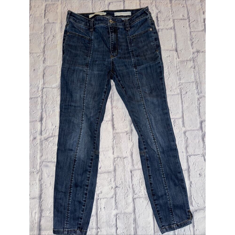Anthropologie PILCRO High Rise Jean Leggings Blue Size 31